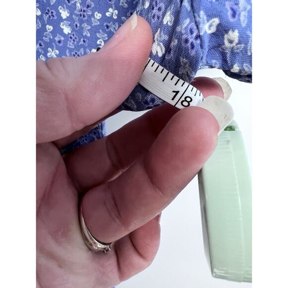 April Cornell Vintage 90s Purple Floral Maxi Dress Womens Small Back Tie Grunge - Picture 11 of 13